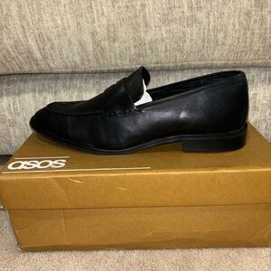 ASOS Men's Black Penny Loafers